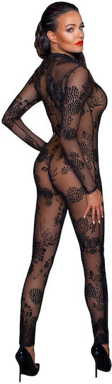 Noir Handmade Costum De Baie Întreg Negru
