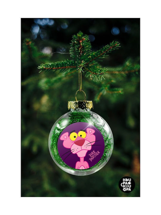 Weihnachtshänger Kugel Ornament Grün 8cm