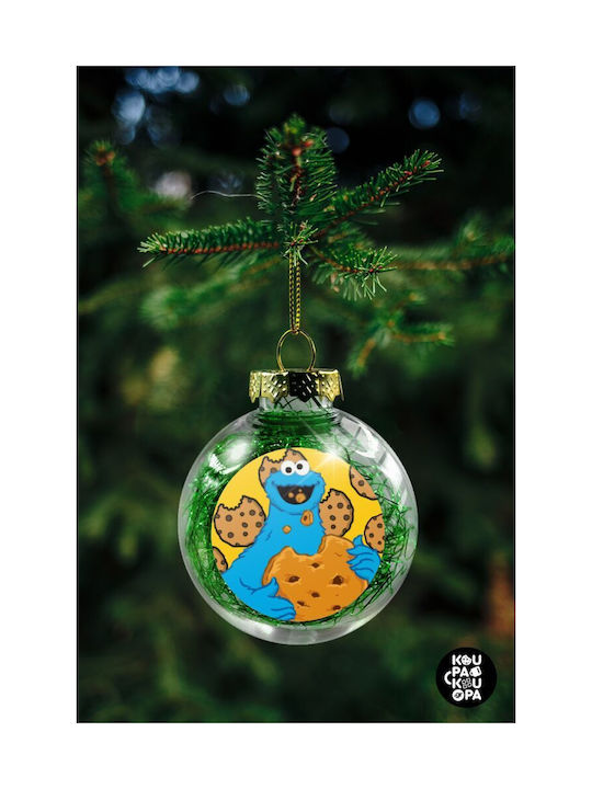 Weihnachtshänger Kugel Ornament Grün 8cm