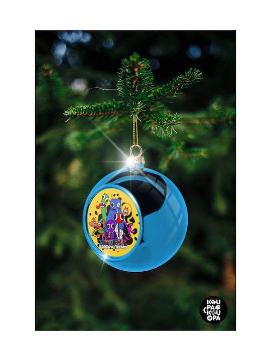 Christmas Rainbow Ornament Blue