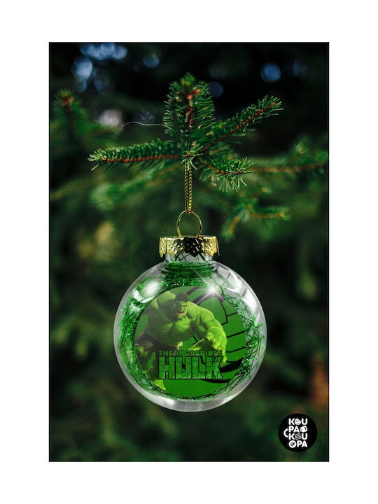 Christmas Ball Ornament Green 8cm