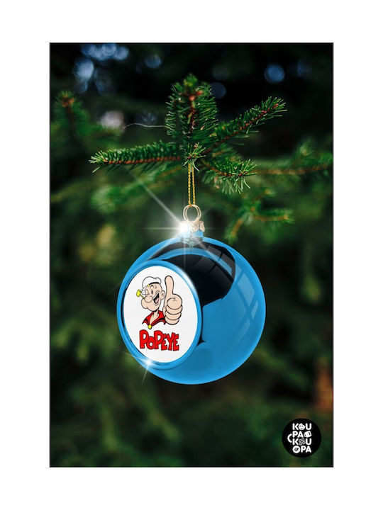 Weihnachtshänger Kugel Ornament Blau