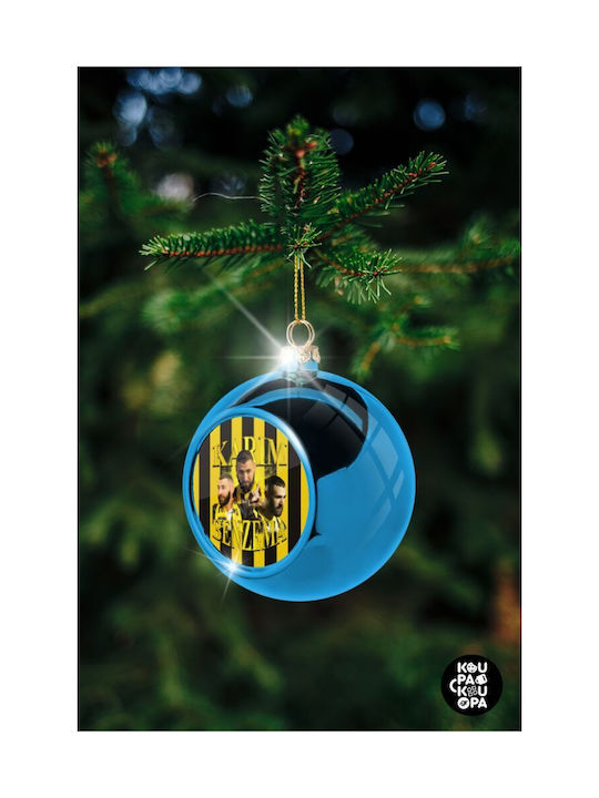 Weihnachtshänger Kugel Ornament Blau