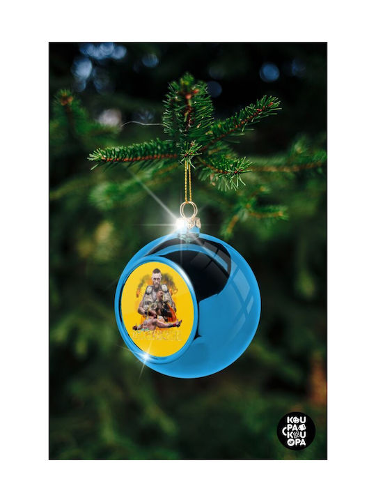 Weihnachtshänger Kugel Ornament Blau