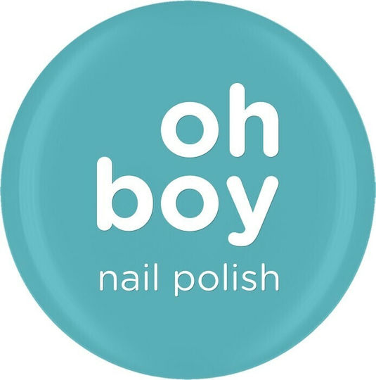 OhBoy Glossy Nail Polish Light Turquoise Green