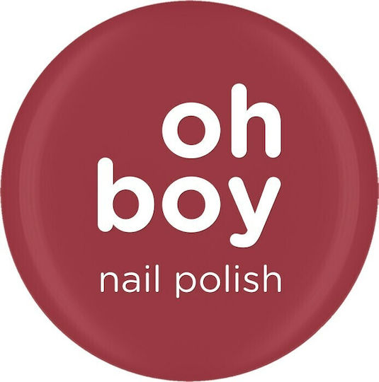 OhBoy Glossy Βερνίκι Νυχιών ΚΟΚΚΙΝΟ ΠΟΡΤΟΚΑΛΙ