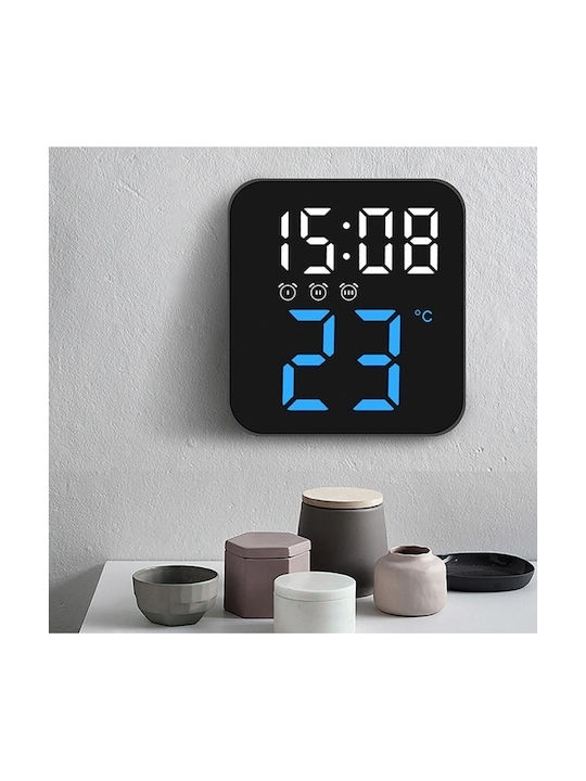 Tabletop Digital Clock with Alarm Black 87005GTH40BB