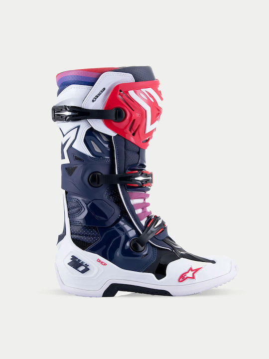 Alpinestars Tech 10 Supervented Bocanci Motocicletă Bărbați Multicolori