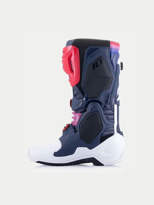 Alpinestars Tech 10 Supervented Мъжки Мотоциклетни Боти Мотокрос Многоцветни