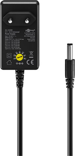 Goobay Universelles Netzadapter Einstellbare Spannung 4.5 1A mit Leistung 4.5W mit Steckerset (64568)