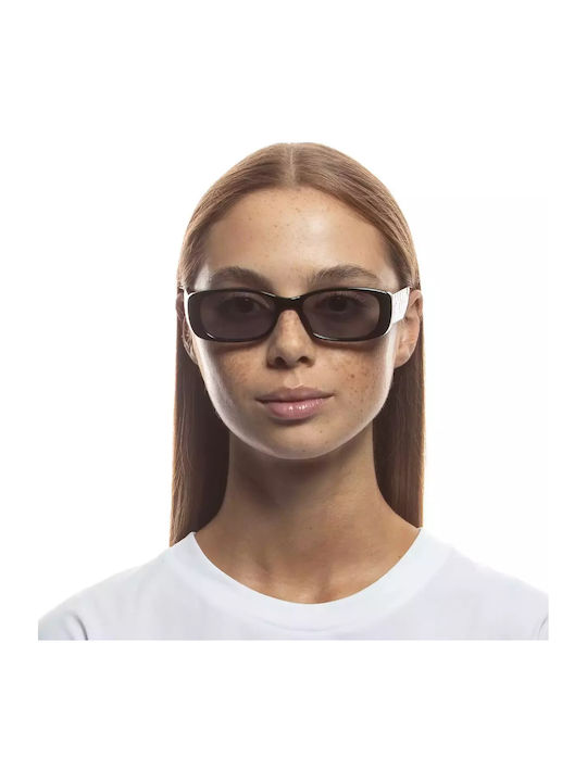 Le Specs Unisex Sonnenbrille mit Schwarz Gestell und Schwarz Linse LSP2202476