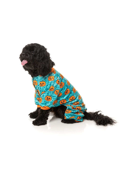 Fuzzyard Halloween Jack Jack Jackie Full Body Dog Clothing in Blue Color Large 70cm