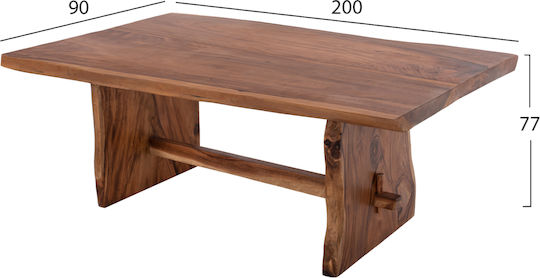 Masă 200x90cm Maro