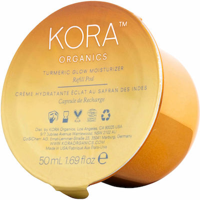 Kora Organics Turmeric Moisturizer Refill Blemishes & Moisturizing Day Cream Suitable for All Skin Types 50ml