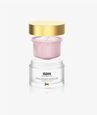 Isdin Prevent Hyaluronic Moisturizing Cream Suitable for Sensitive Skin with Hyaluronic Acid Refill 50gr