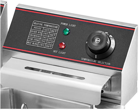 Vevor Electric Fryer Double 5kW Capacity 2x6lt