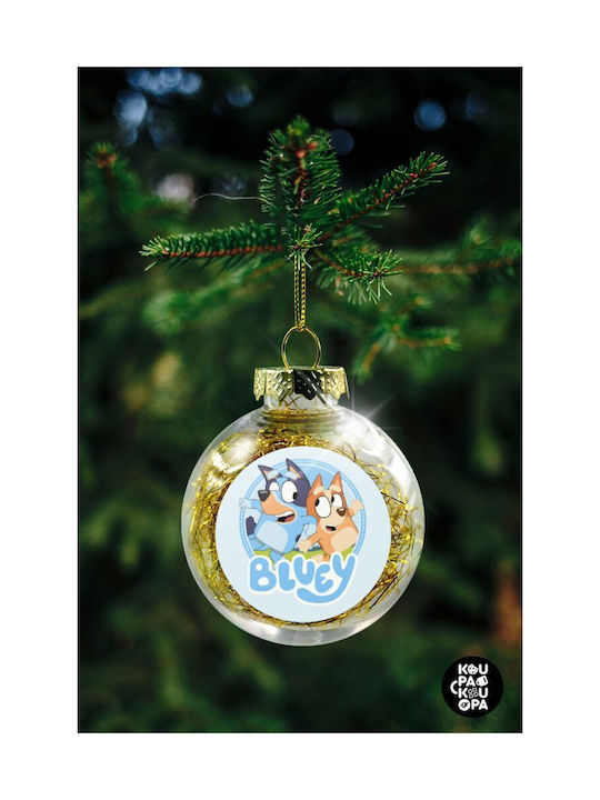 Weihnachtshänger Kugel Ornament Plastik Durchsichtig 8cm