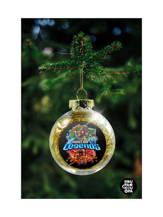 Weihnachtshänger Kugel Ornament Plastik Durchsichtig 8cm