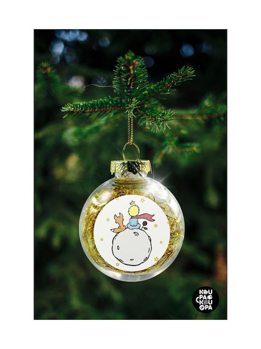 Weihnachtshänger Kugel Ornament Plastik Durchsichtig 8cm