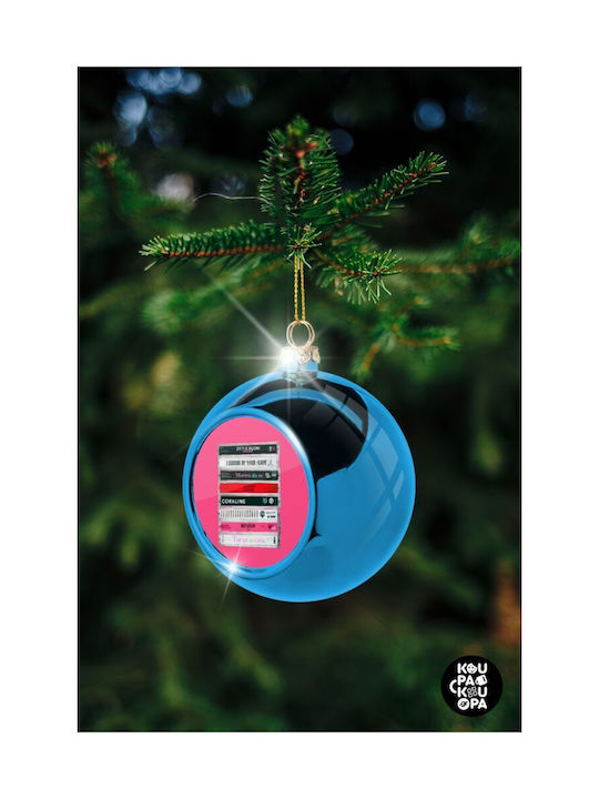 Weihnachtshänger Kugel Ornament Blau