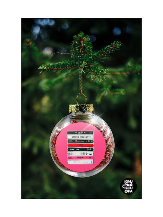 Christmas Ball Ornament Transparent 8cm