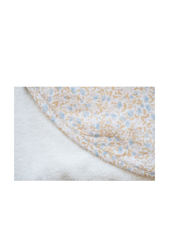 That's Mine Baby Hooded Towel Bathrobe with Hood Blue 90x90cm