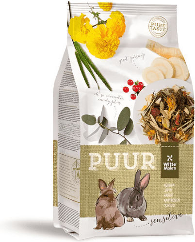 Witte Molen Τροφή για Κουνέλι Puur Sensitive 800gr