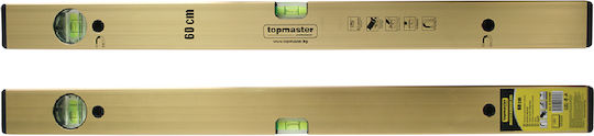 Topmaster 60cm Нивелир Алуминиев Магнитен 60бр с 2 Очи