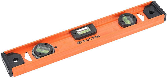 Tactix Αλουμινίου με 3 Μάτια 600mm Αλφάδι Αλουμινίου
