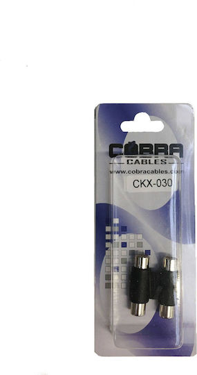 Cobra Double Μετατροπέας RCA female σε RCA 2x female 1τμχ