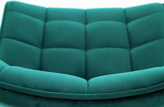 K332 Καρέκλα Τραπεζαρίας Βελούδινη Turquoise 46x61x84εκ.