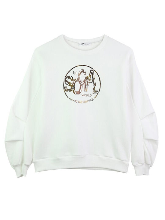 Nek Kids Wear Kids Blouse Long Sleeve White