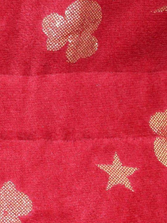 Disney Kids' Robe Winter Fleece red
