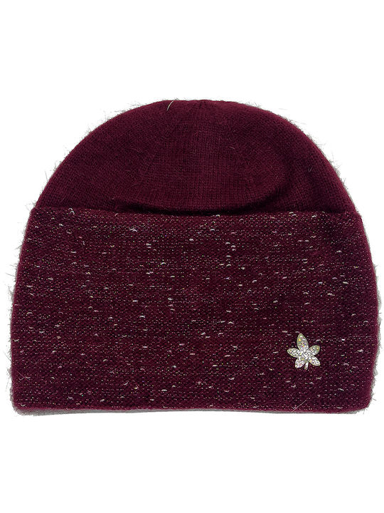 Gift-Me Knitted Beanie Cap Red