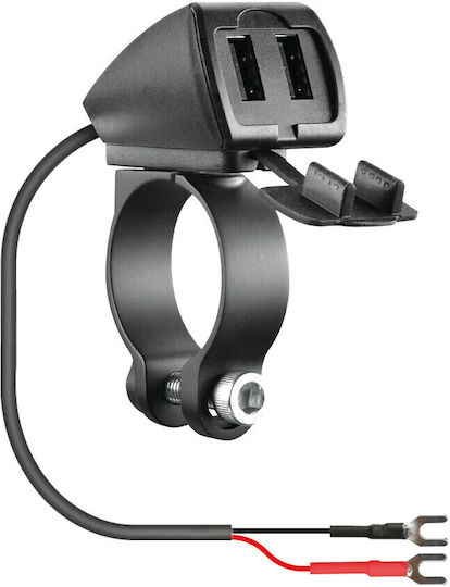 Lampa Водоустойчив Мотоциклетен зарядно устройство с Портове: 2xUSB