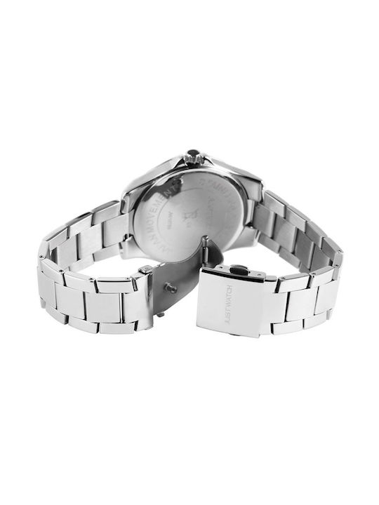 Just Watch Watch with Silver Metal Bracelet