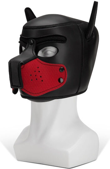 Prowler BDSM Maske in Rot Farbe