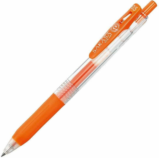 Zebra Pen Gel 0.5mm Orange with Orange Ink