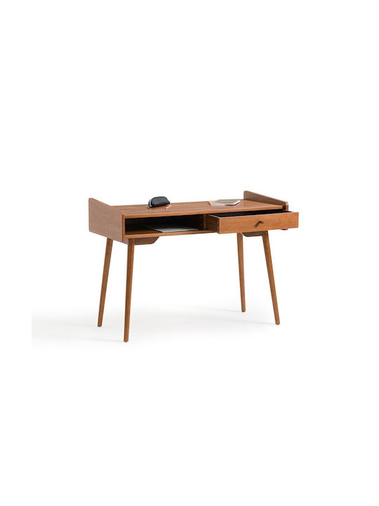 Secretar De Birou Vintage Din Lemn Maro 113.6x54x80.5cm