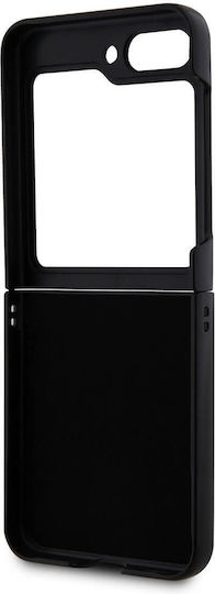 Karl Lagerfeld Saffiano Karl&choupette Pin Back Cover Plastic Negru (Galaxy Z Flip5)