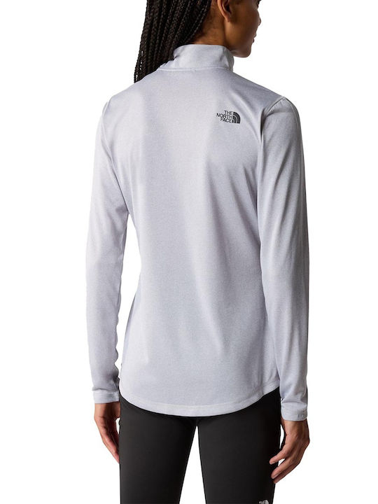 The North Face Women's Athletic Blouse Long Sleeve Fast Drying Gray