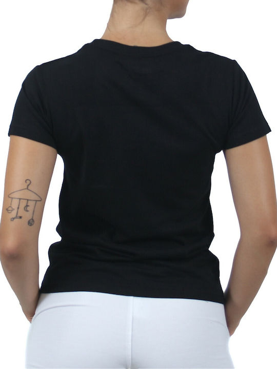 H&S Femeie Tricou Cu buline Black