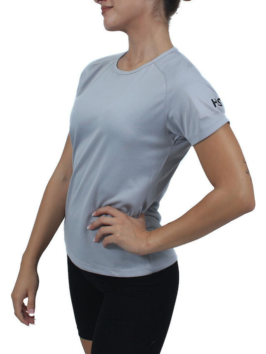 Γυναικεία Αθλητική Μπλούζα Κοντομάνικη Dri-Fit Γκρι