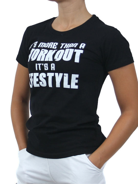 Γυναικείο T-shirt Μαύρο