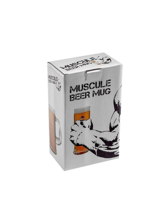 Gadget Master Glas Bier, μπίρας aus Glas 620ml