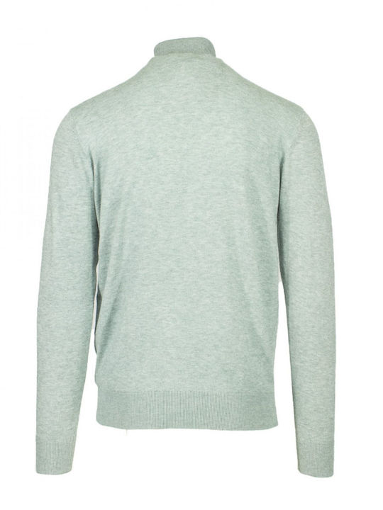 Explorer Men's Long Sleeve Sweater Turtleneck Light Green