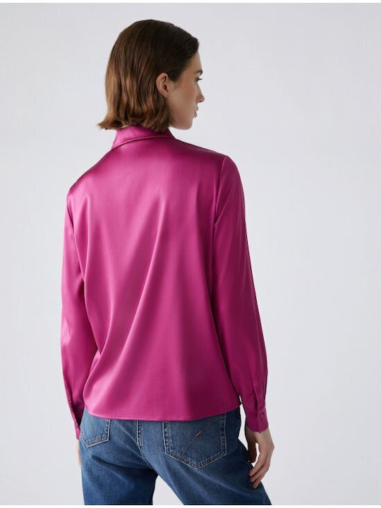 Pennyblack Langärmelig Damen Hemd Fuchsia