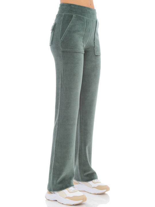 Sweatpants Velvet Khaki