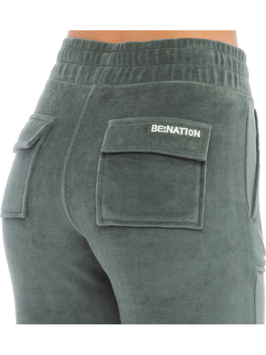 Sweatpants Velvet Khaki