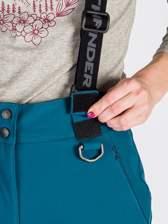 Northfinder NO-4896SNW-526 Γυναικείο Παντελόνι Σκι & Snowboard Soft Shell Μαύρο